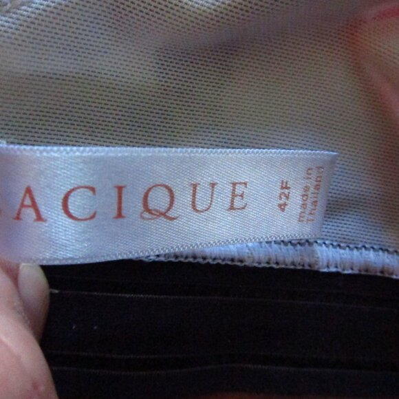 CACIQUE Floral Print Lightly Lined Balconette Underwire Bra Size 42F - Picture 6 of 7